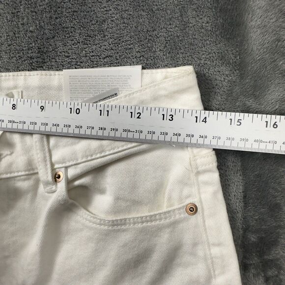 H and M Denim Jeans Women's Size 6 (28x26) White with tags - Picture 5 of 13